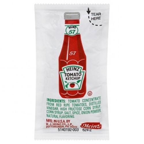 Tomato Ketchup Packets Heinz 1000ct.